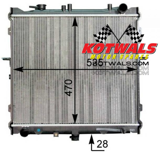 RADIATOR KIA SPORTAGE 2.0 9804 FE 16V Kotwals Motor Spares Online